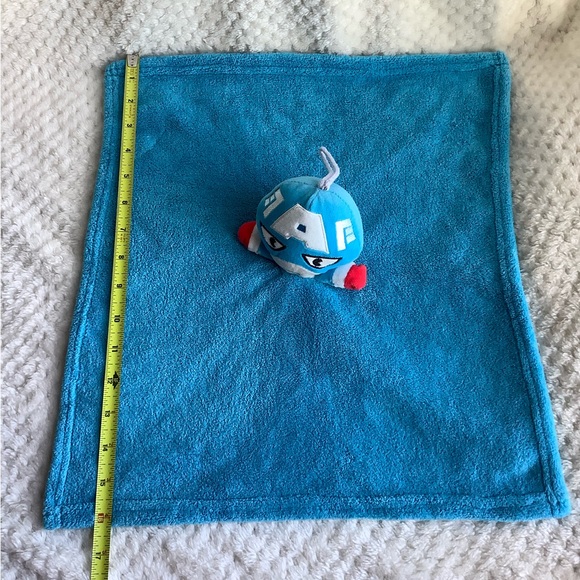 MINISO Marvel Captain America Plush Lovey Security Blanket Toy - Picture 7 of 10